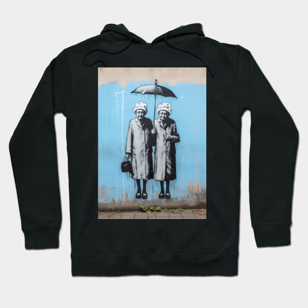 Twins Hoodie by JunkyDotCom